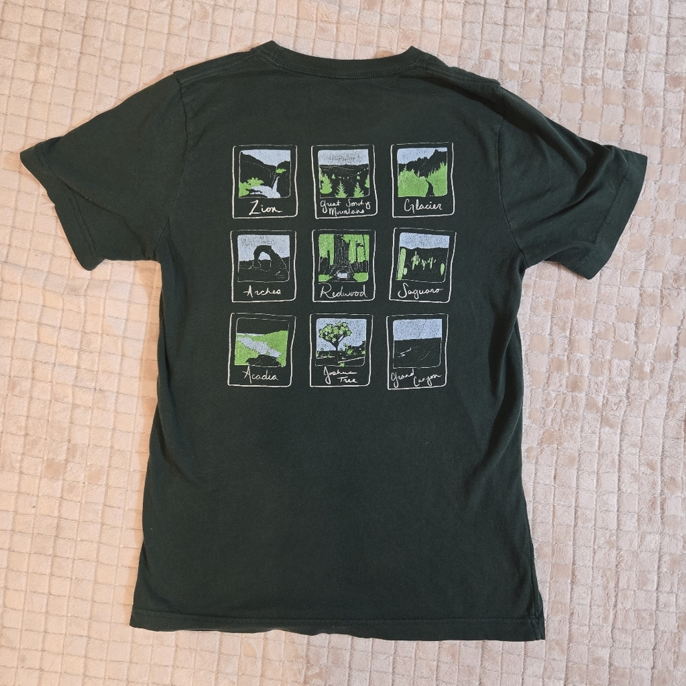 Serengetee National Parks Green T-Shirt